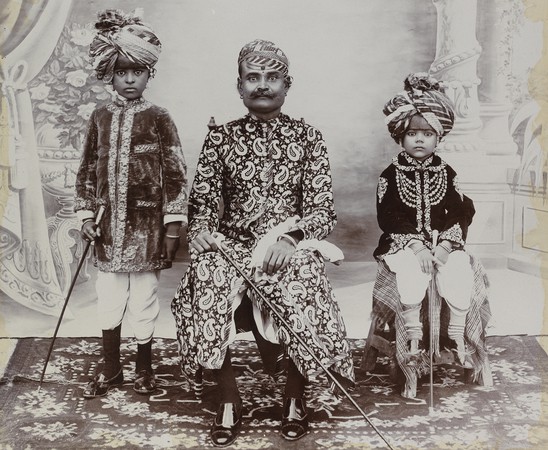 R.K. Brothers. Ruling Group, probably from Bikaner, India, c. 1900